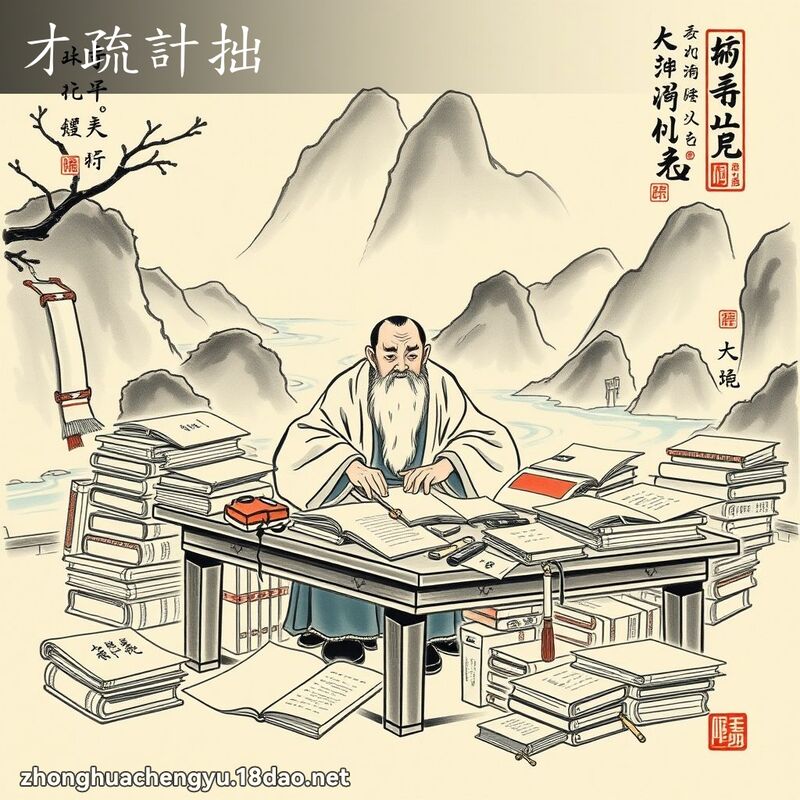 才疏計拙 配图