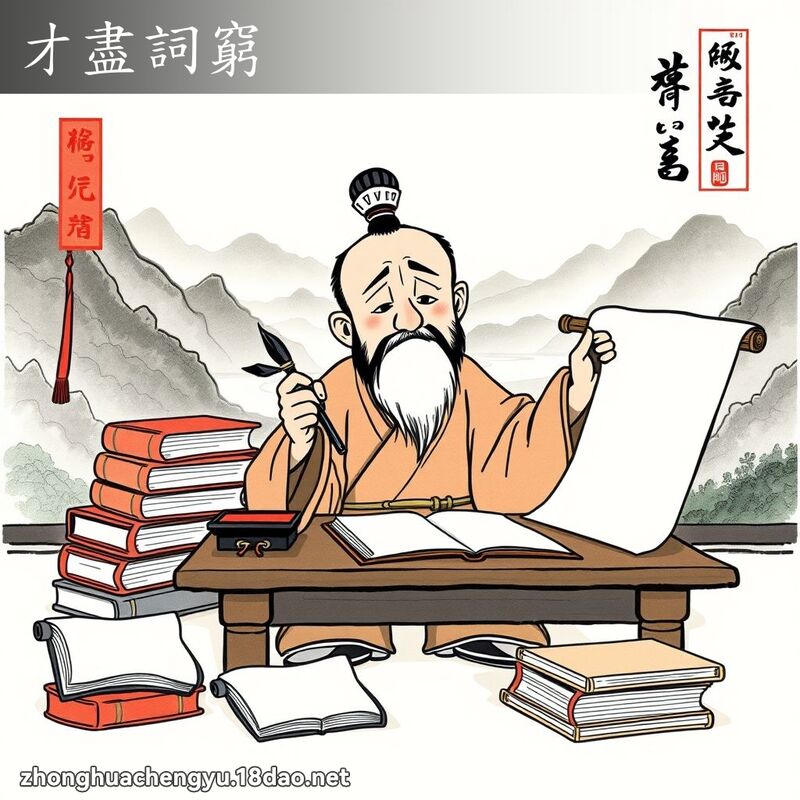 才盡詞窮 配图