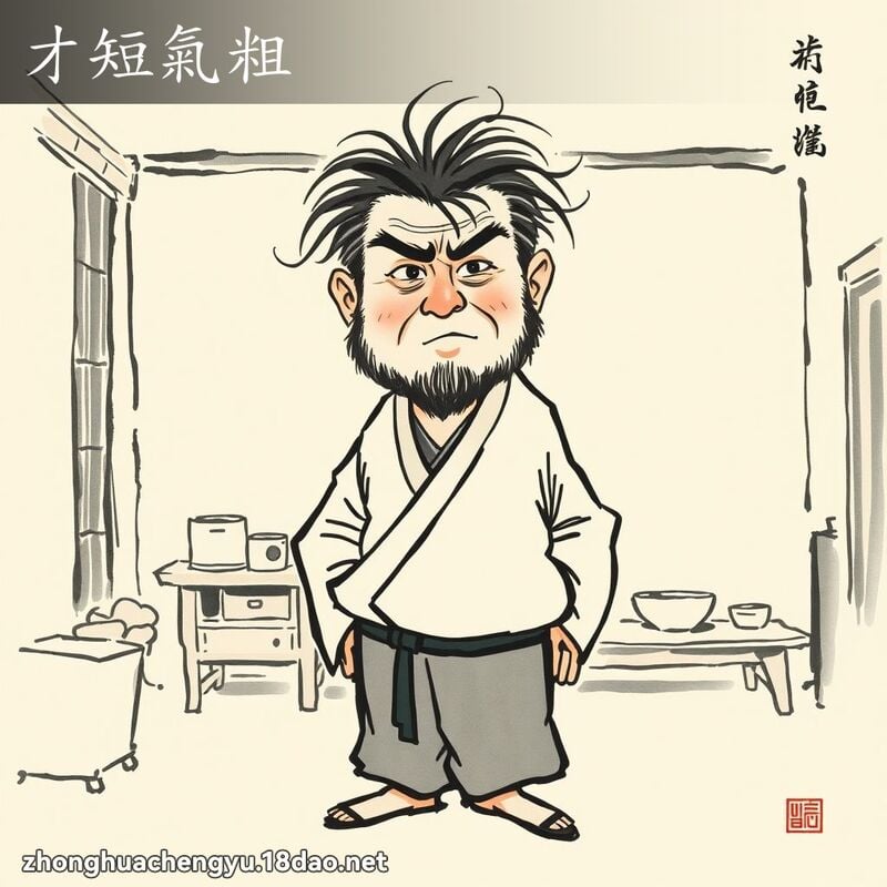 才短氣粗 配图