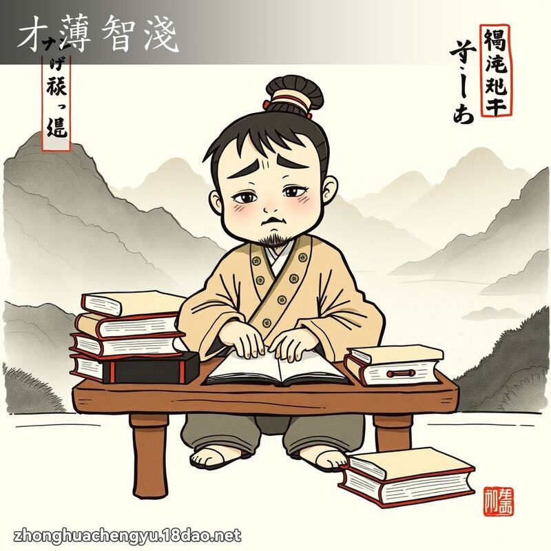 才薄智淺 配图