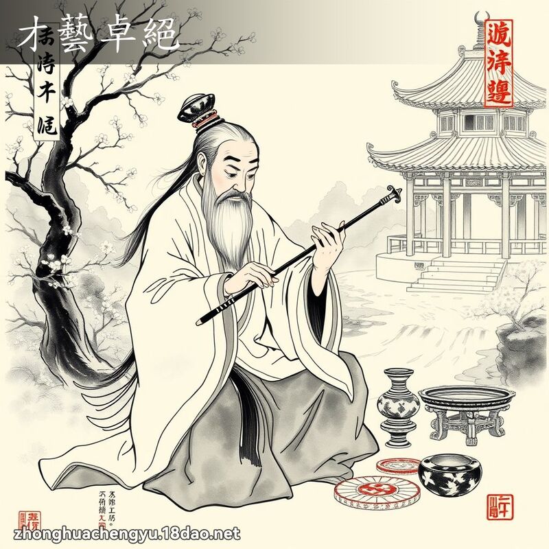 才藝卓絕 配图
