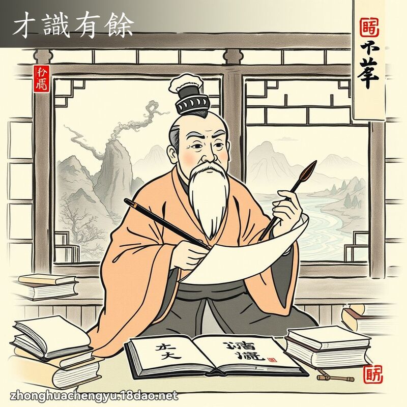 才識有餘 配图