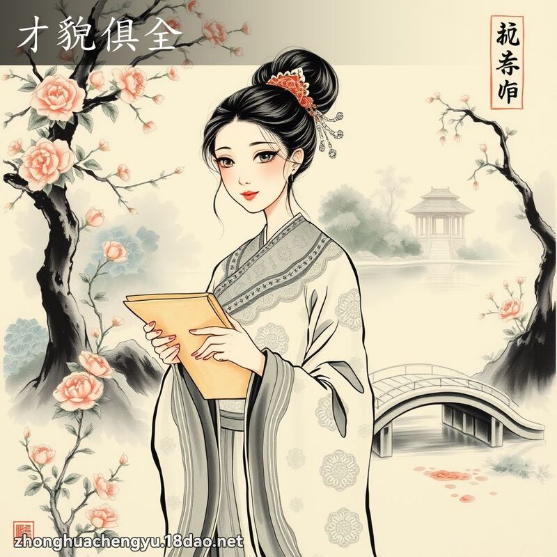 才貌俱全 配图