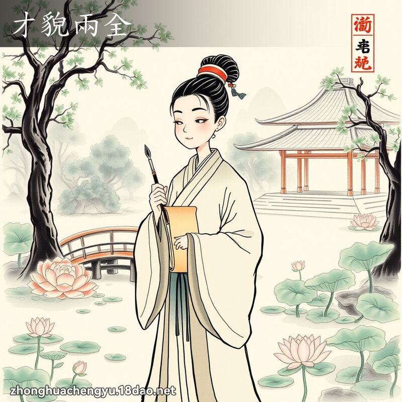 才貌兩全 配图