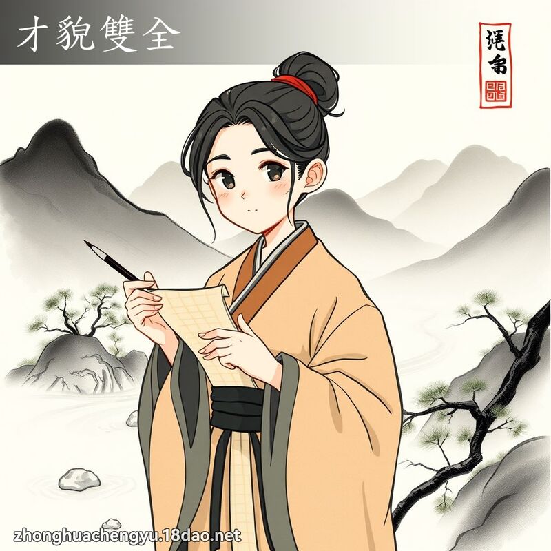 才貌雙全 配图