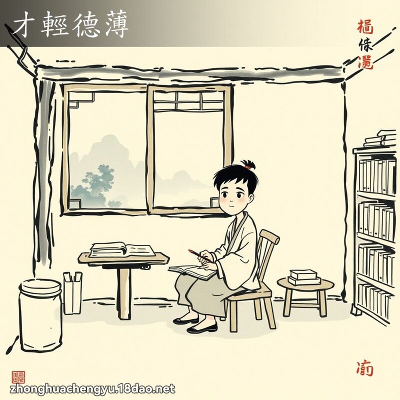 才輕德薄 配图