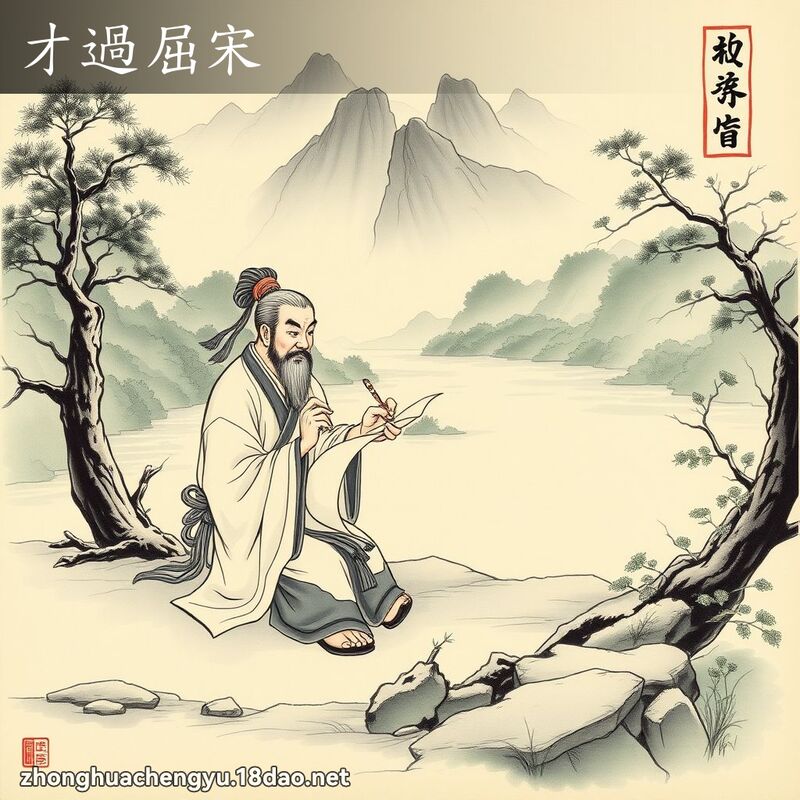 才過屈宋 配图