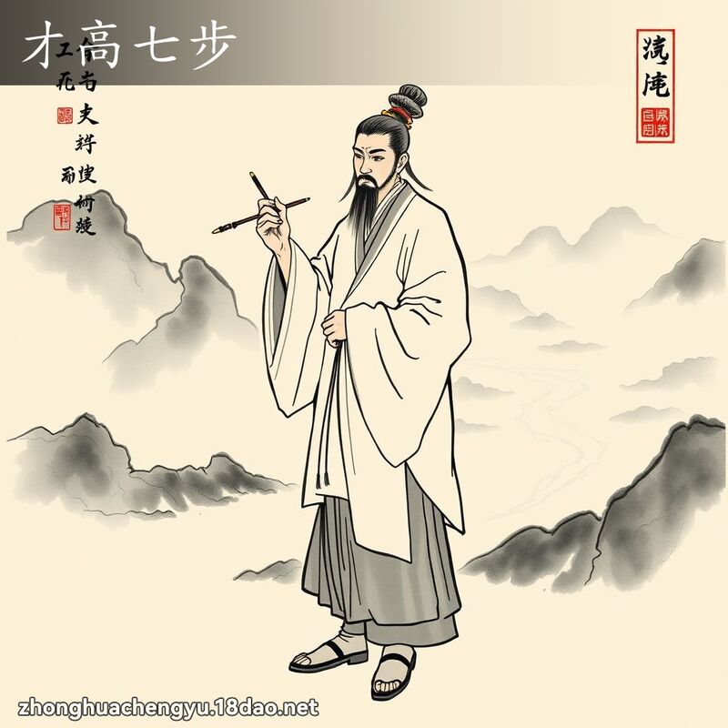 才高七步 配图