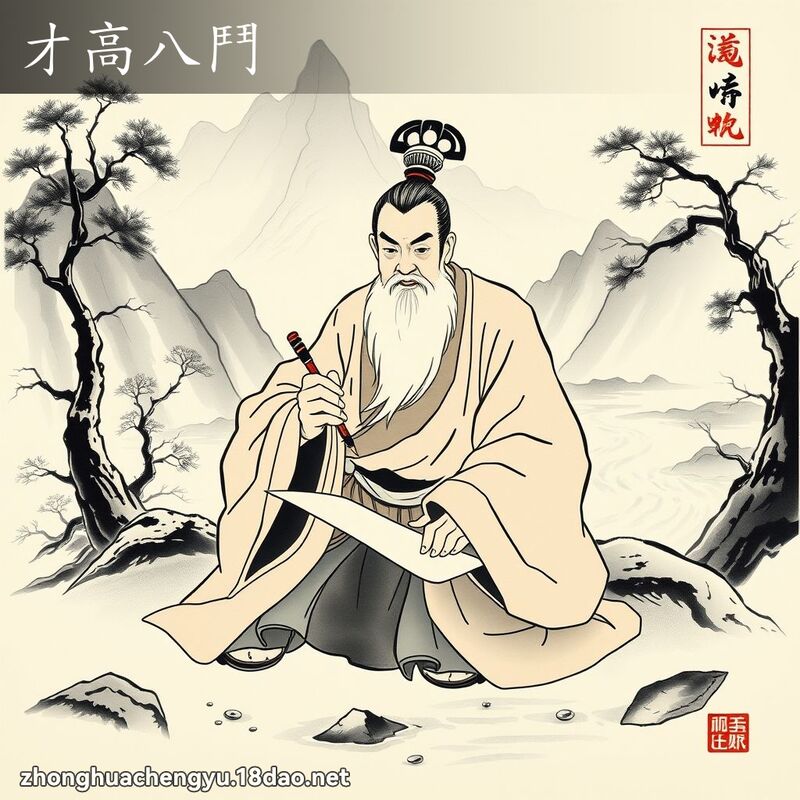 才高八鬥 配图