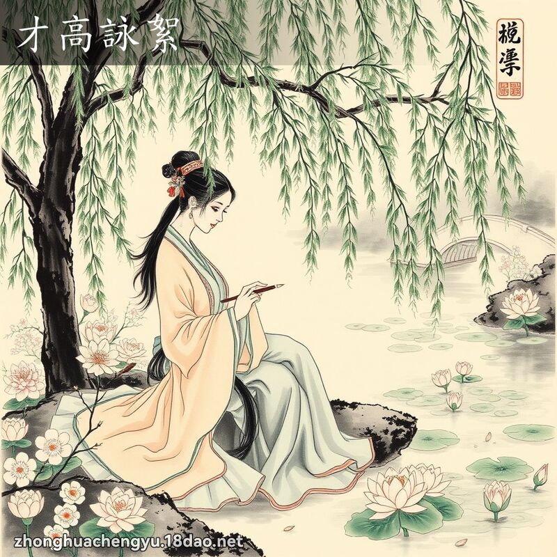 才高詠絮 配图
