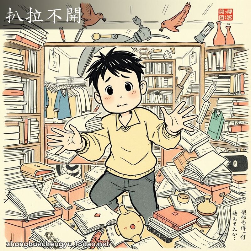 扒拉不開 配图