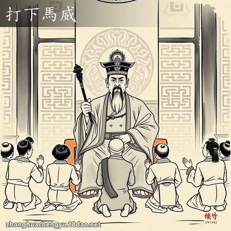 打下馬威 配图