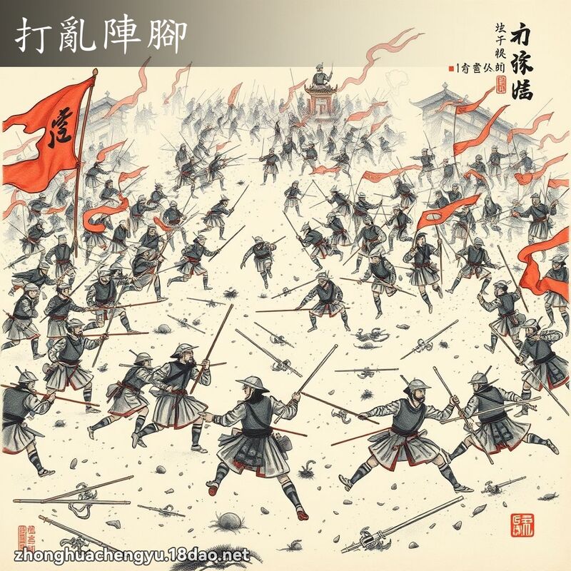 打亂陣腳 配图