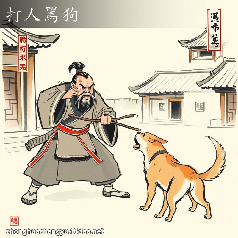 打人罵狗 配图