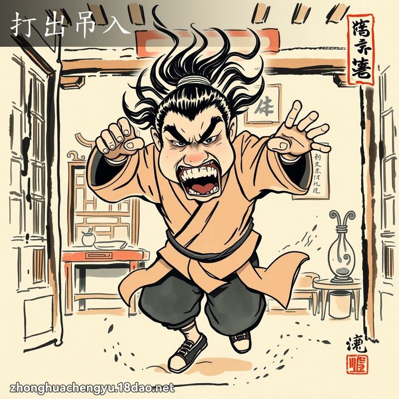 打出吊入 配图