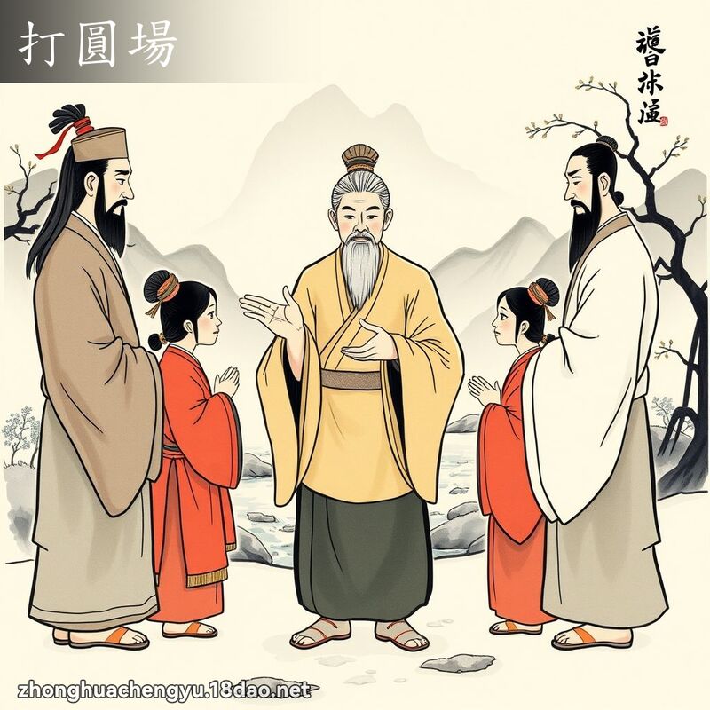 打圓場 配图