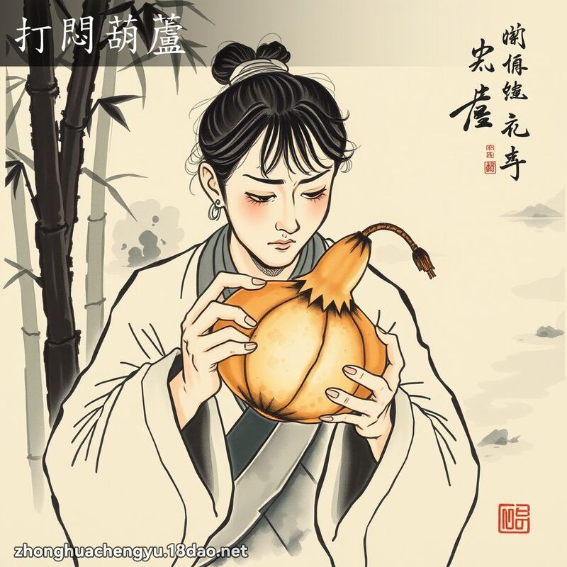 打悶葫蘆 配图