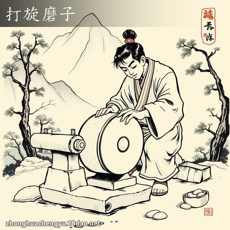 打旋磨子 配图