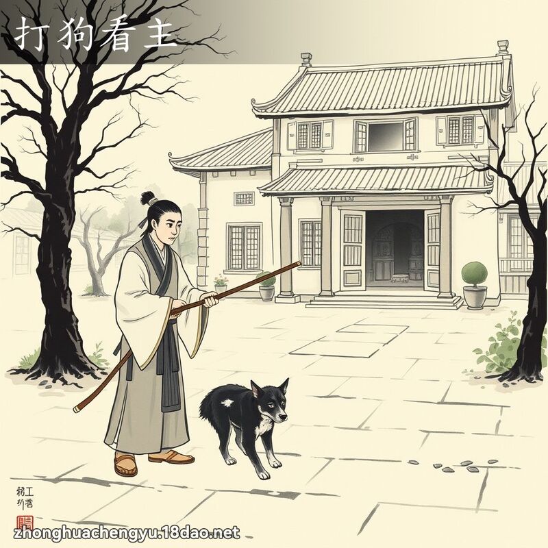 打狗看主 配图