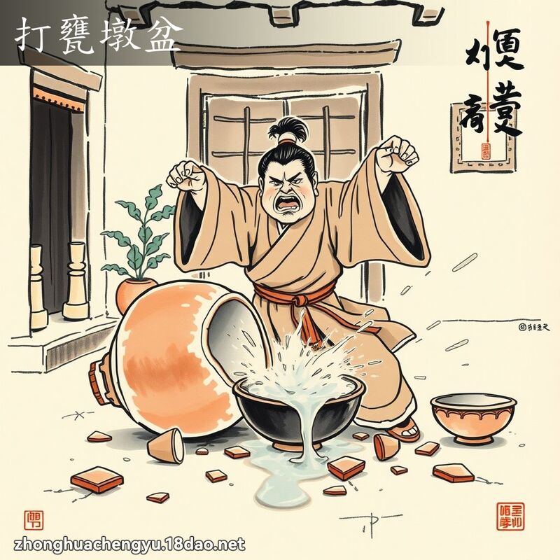 打甕墩盆 配图