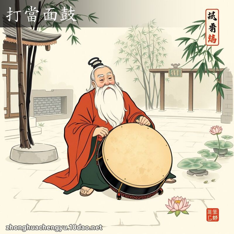 打當面鼓 配图
