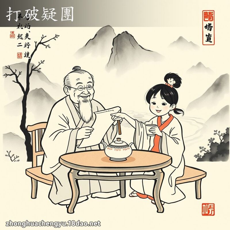 打破疑團 配图