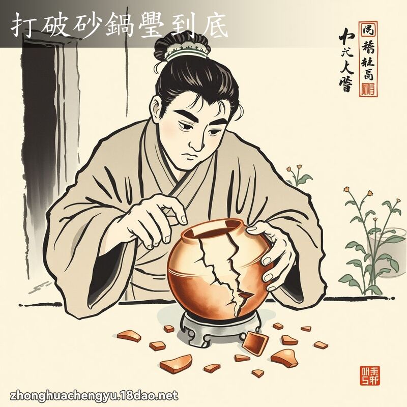 打破砂鍋璺到底 配图