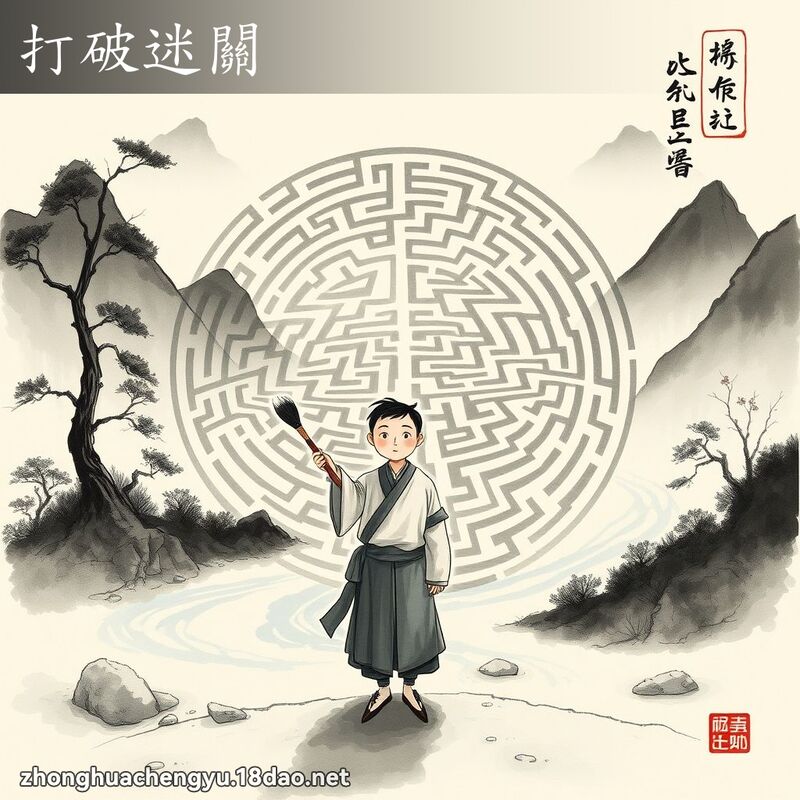 打破迷關 配图