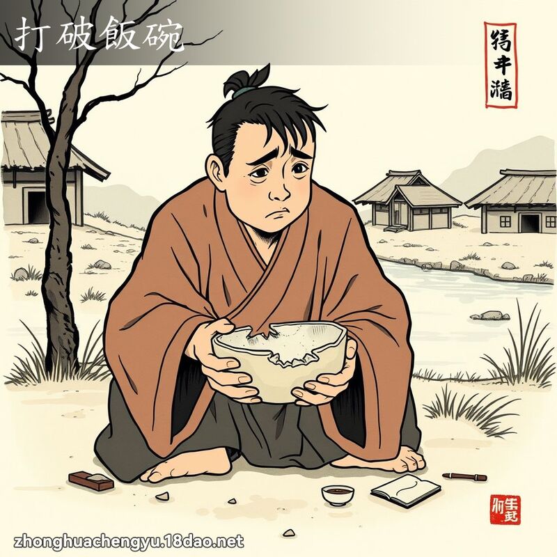 打破飯碗 配图