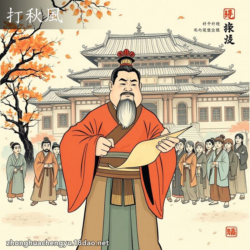 打秋風 配图