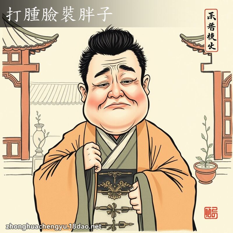 打腫臉裝胖子 配图