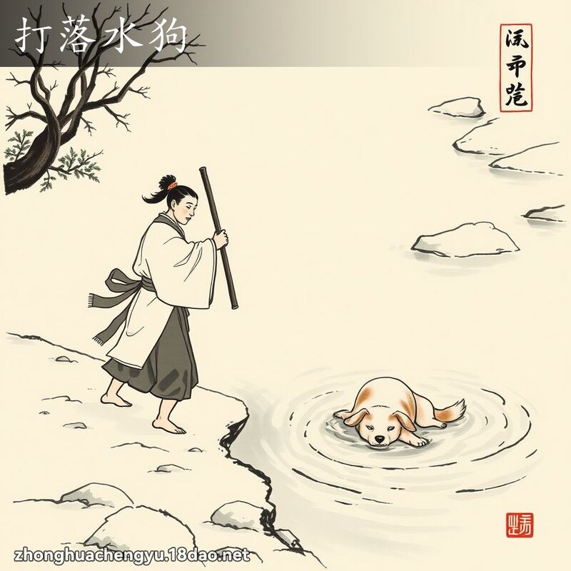 打落水狗 配图