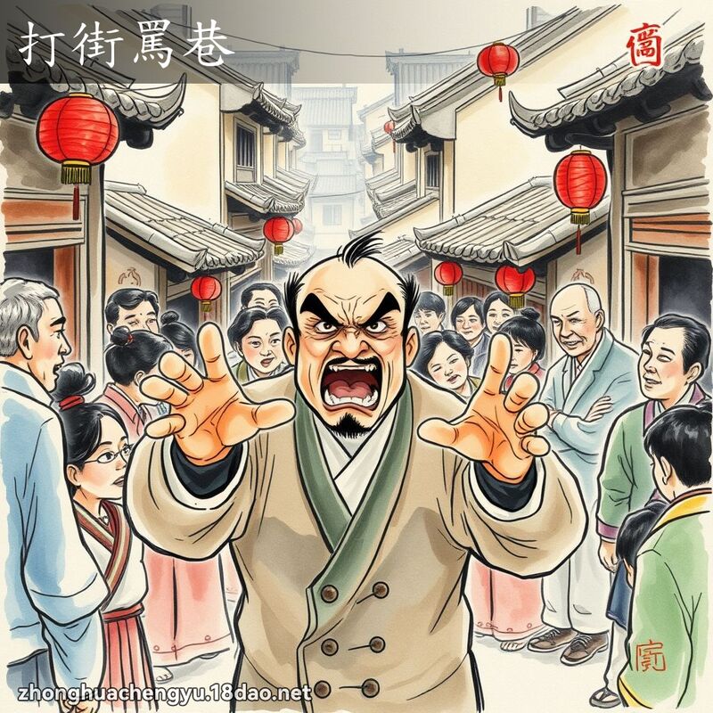 打街罵巷 配图