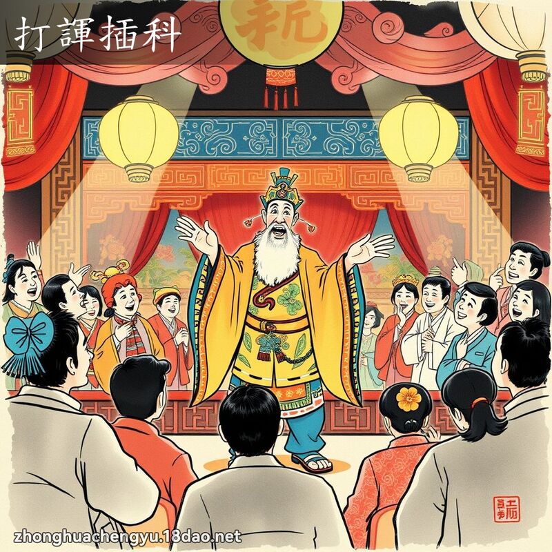 打諢插科 配图