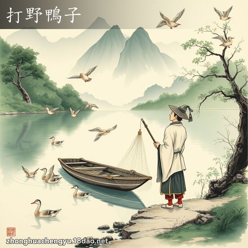打野鴨子 配图