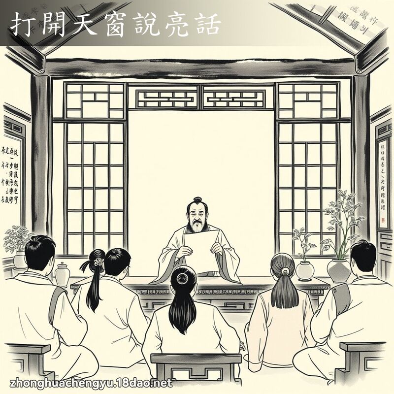 打開天窗說亮話 配图