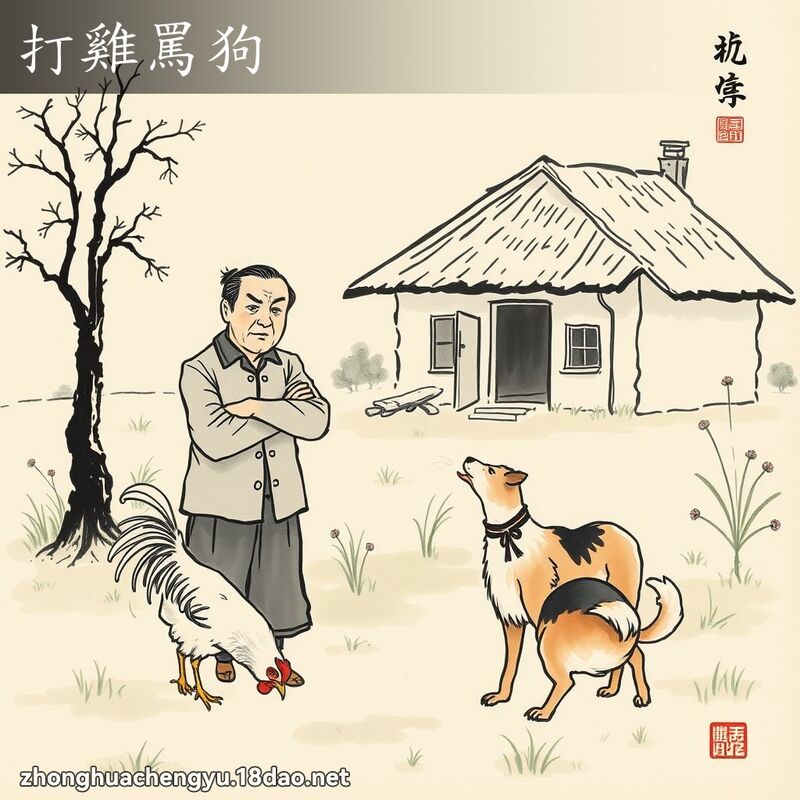 打雞罵狗 配图