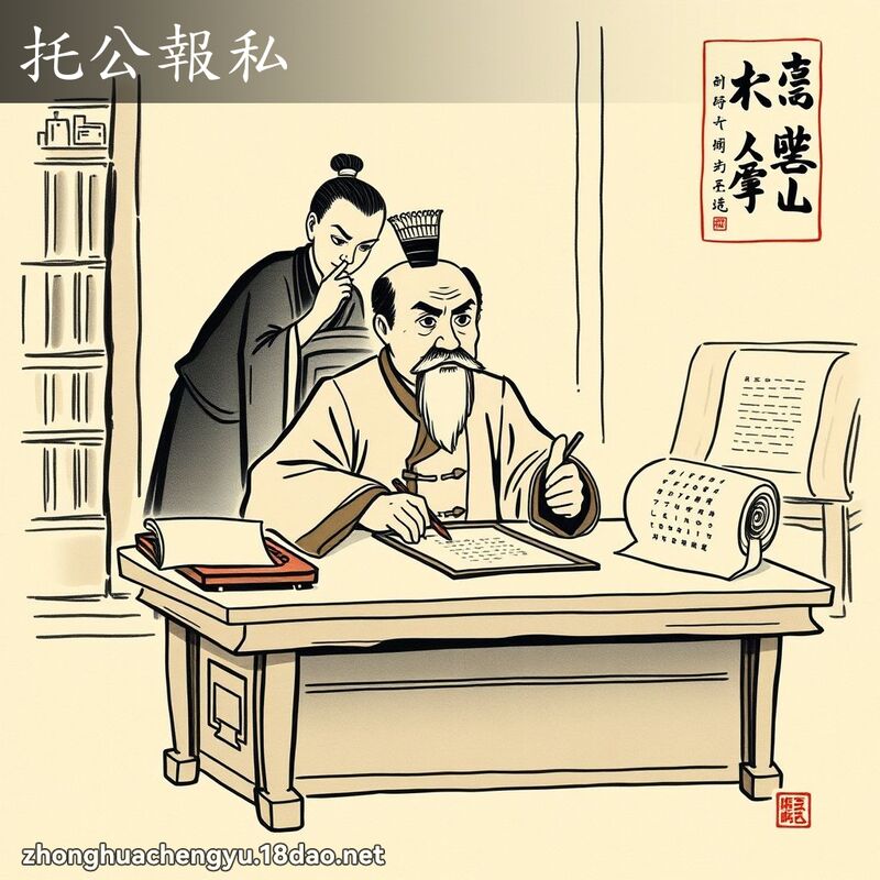 托公報私 配图