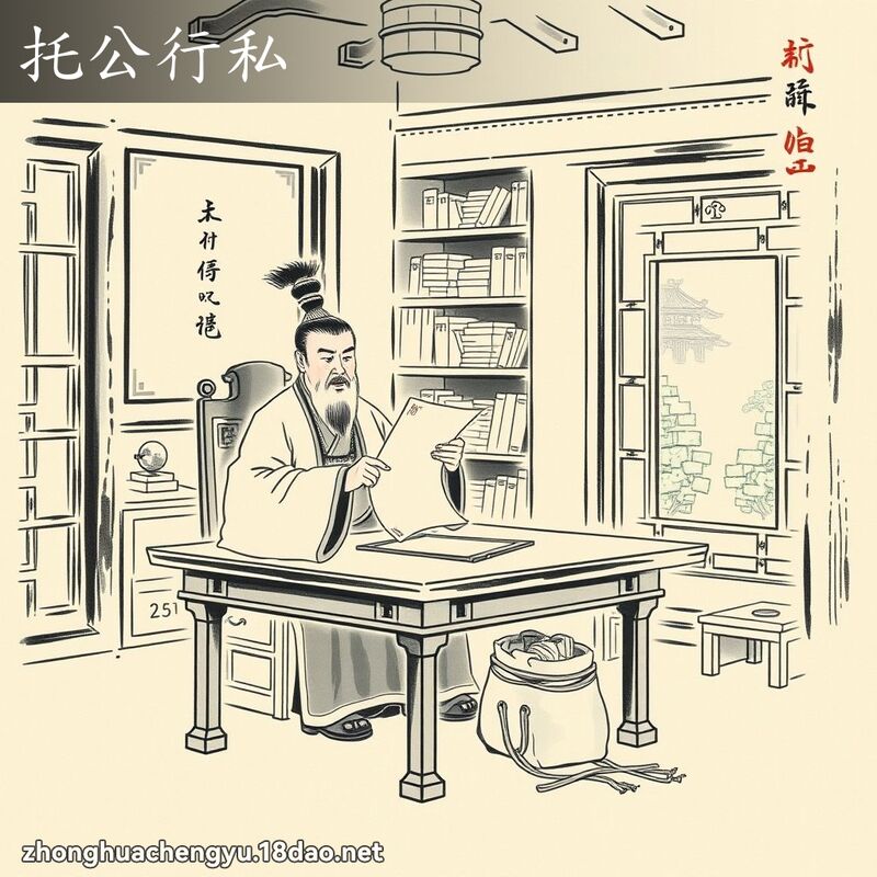 托公行私 配图