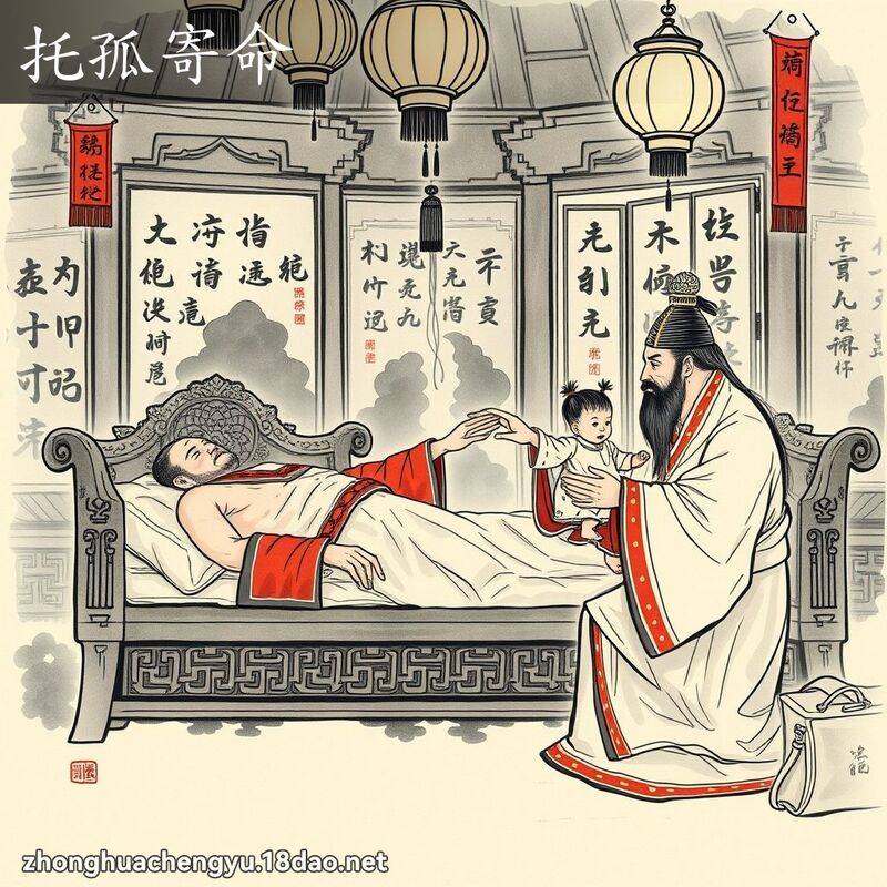 托孤寄命 配图