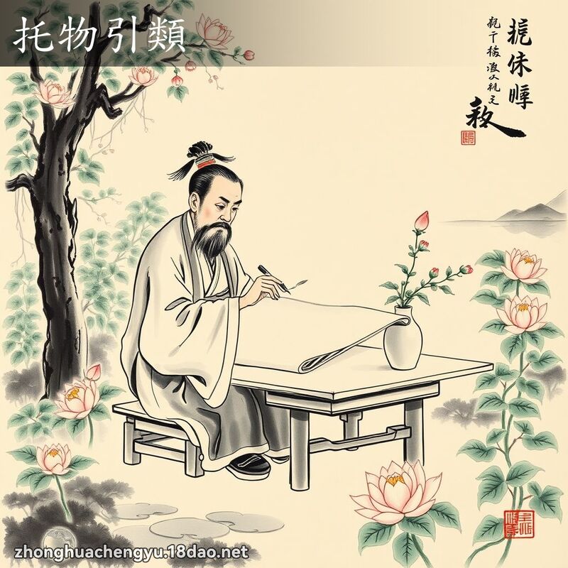 托物引類 配图