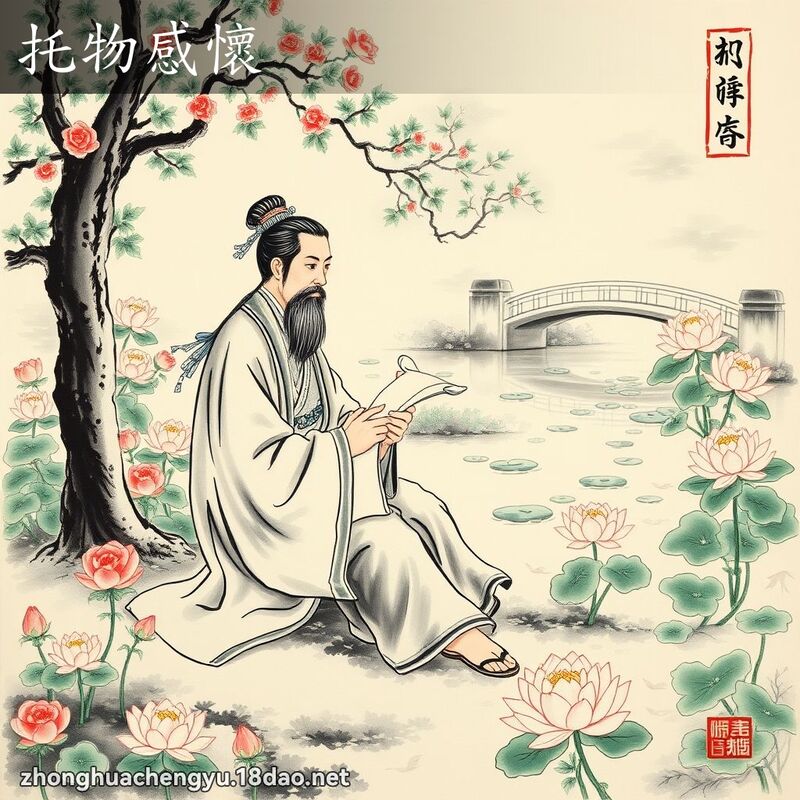 托物感懷 配图