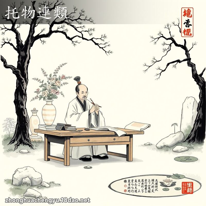 托物連類 配图