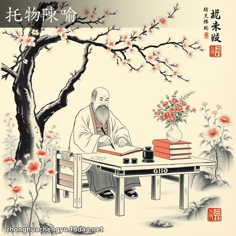 托物陳喻 配图