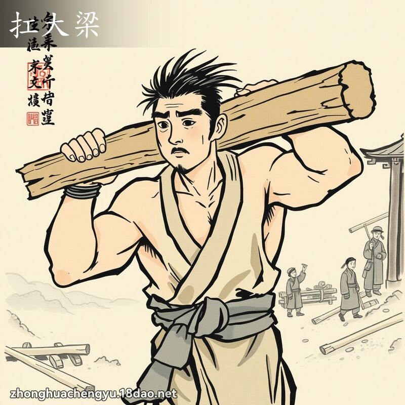 扛大梁 配图