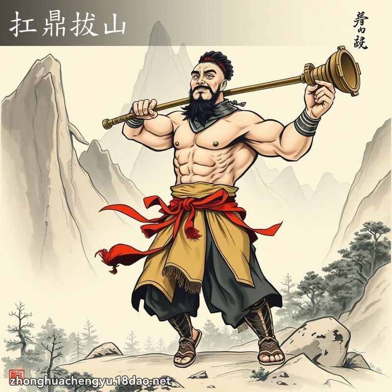 扛鼎拔山 配图