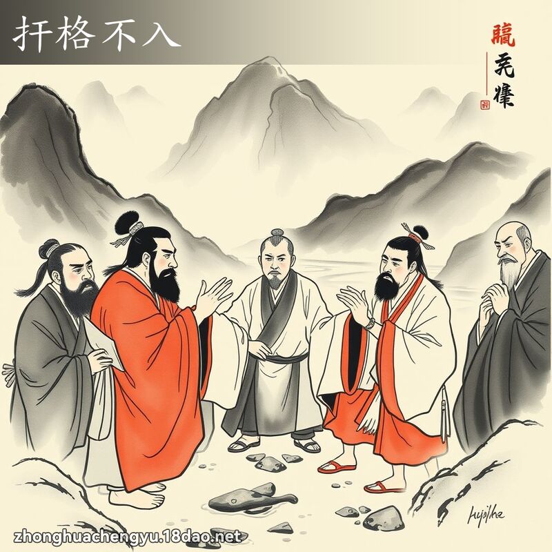 扞格不入 配图