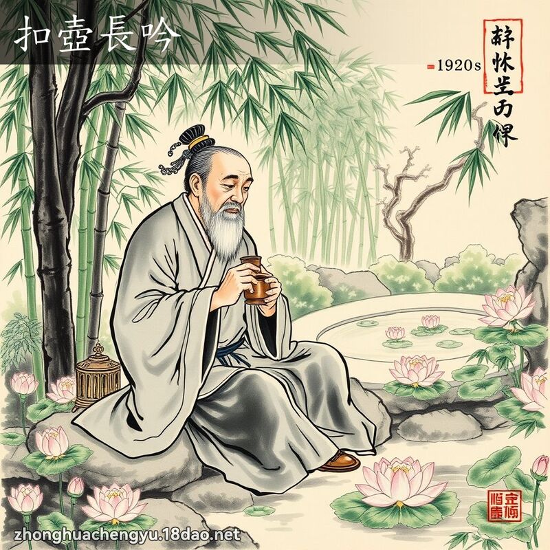 扣壺長吟 配图