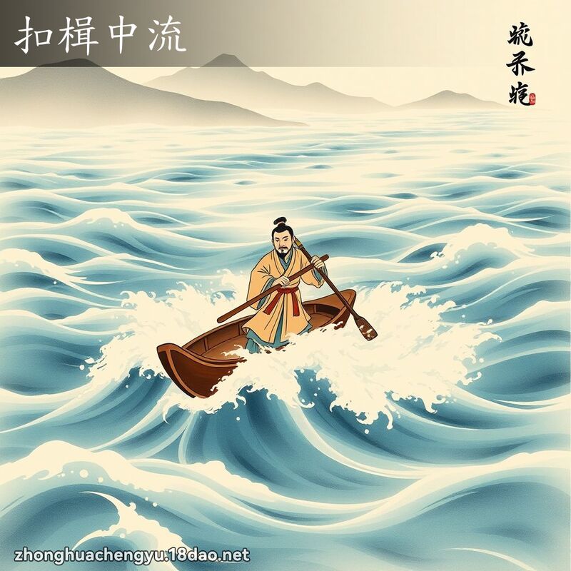 扣楫中流 配图