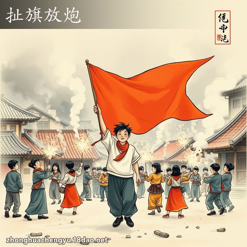 扯旗放炮 配图